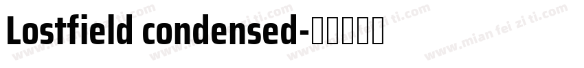 Lostfield condensed字体转换